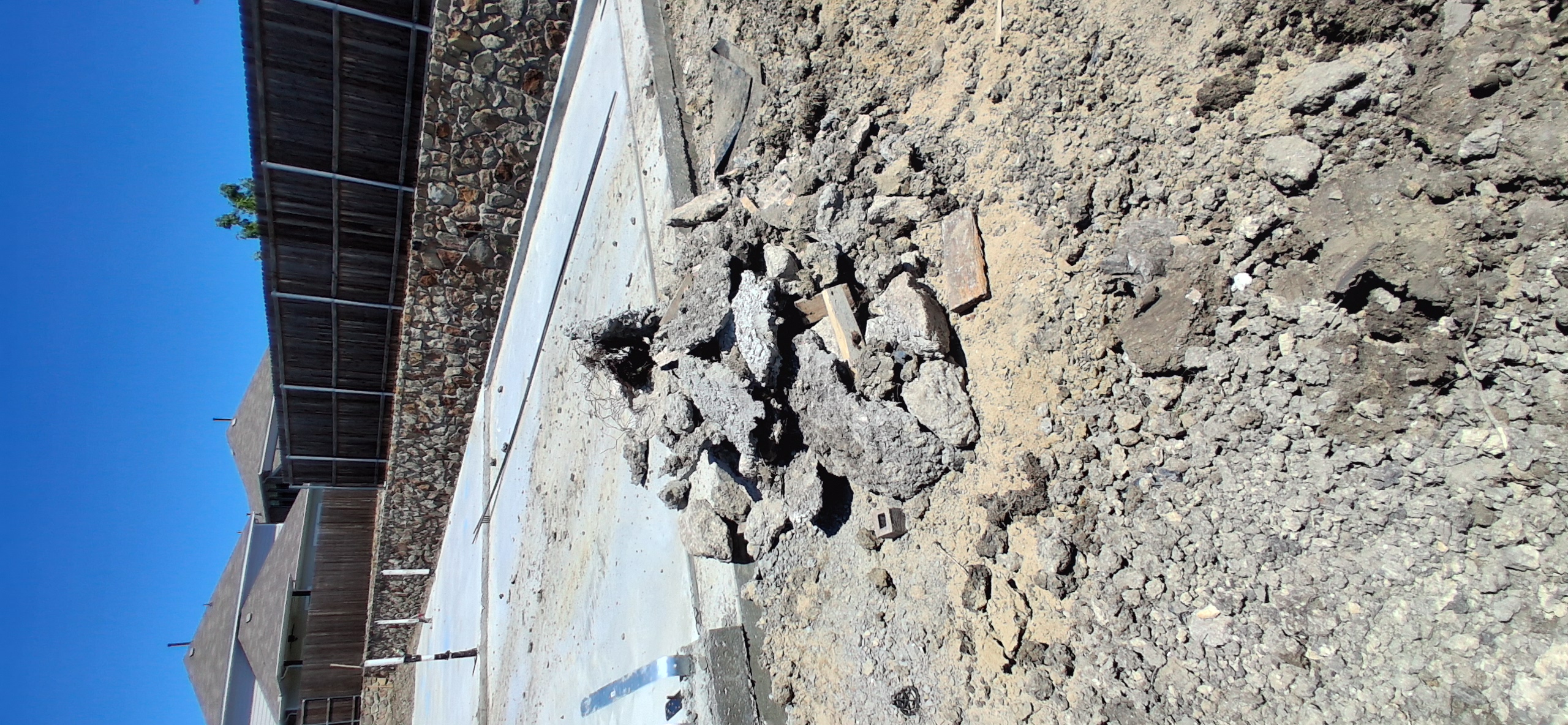 Grading slopes and adjusting elevations